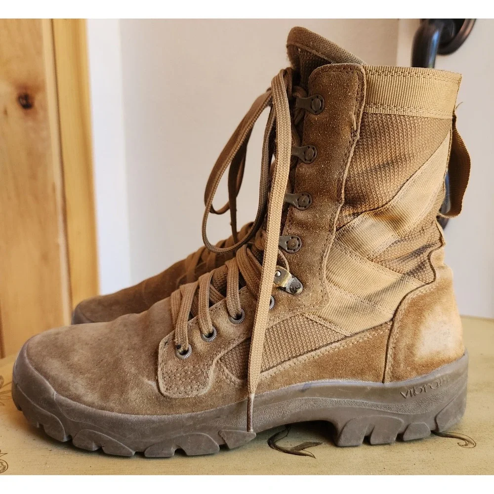 Garmont T8 Bifida US 9.5 Tan Coyote Brown Suede Tactical Military Lace Up Boots